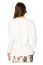 Pure Elegance White Full-Sleeve Top