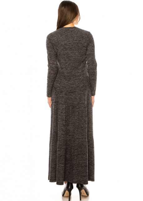 Twilight Haze Soft Knit Long Skirt