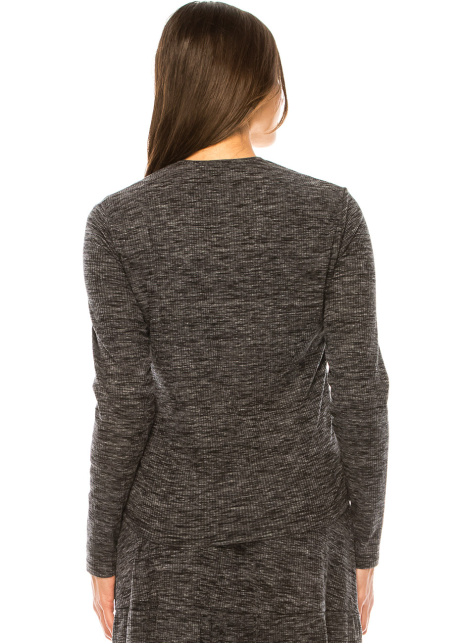 Charcoal Comfort Heathered Long Sleeve Tee