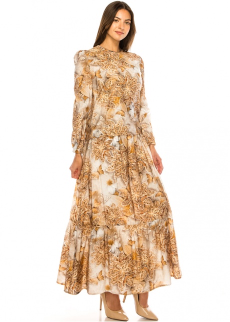 Amber Bloom Modest Skirt