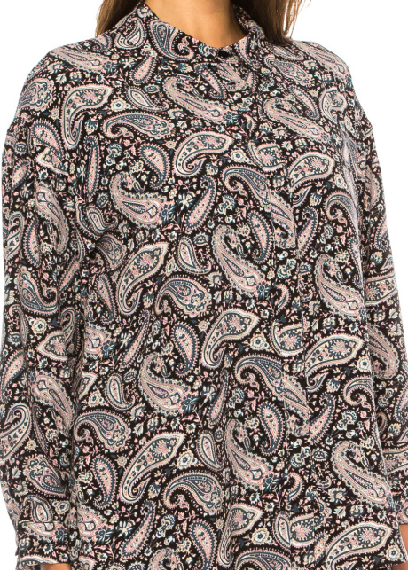 Abstract Swirls Button-Up Shirt