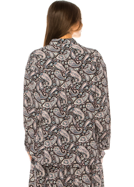 Abstract Swirls Button-Up Shirt