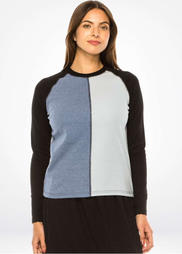 Cerulean Hues Casual Tee