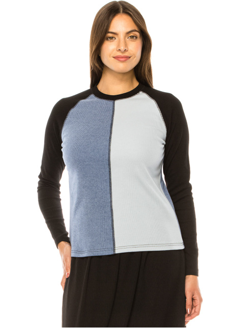 Cerulean Hues Casual Tee