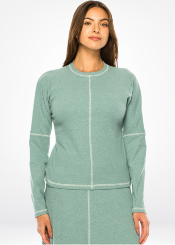 Mint Whisper Long Sleeve Tee
