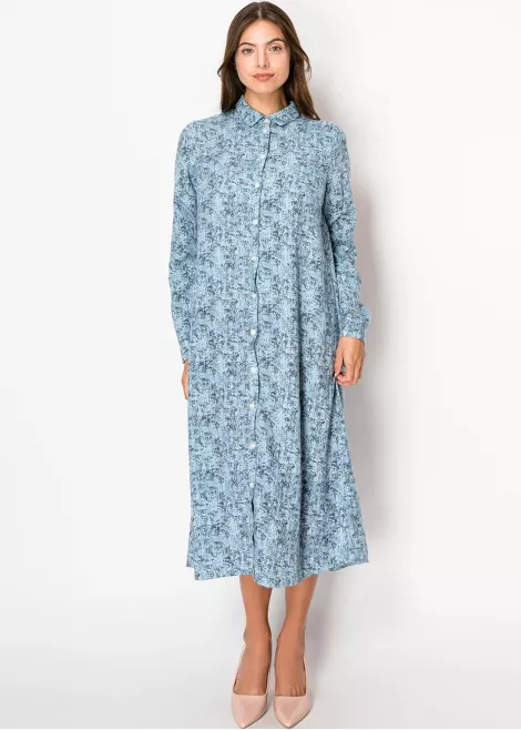 Cloudy Blue Shirt Dress Cloudy Blue Shirt Dress