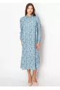 Cloudy Blue Shirt Dress