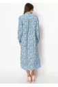 Cloudy Blue Shirt Dress