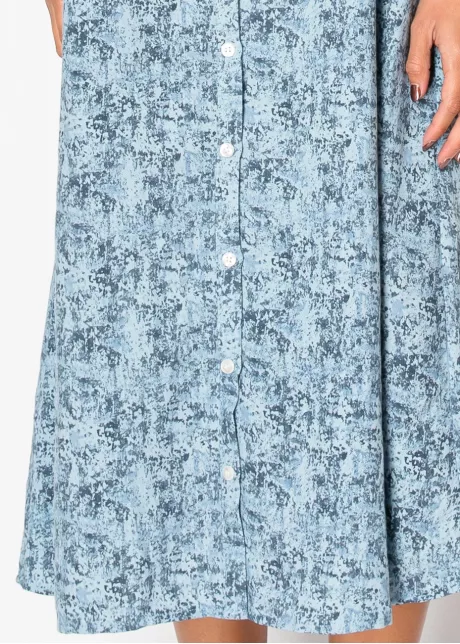 Cloudy Blue Shirt Dress