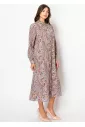 Amber & Rose Paisley Belted Shirt Dress