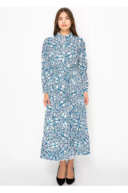 Sapphire Mosaic Modest Dress