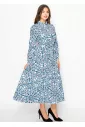 Sapphire Mosaic Modest Dress