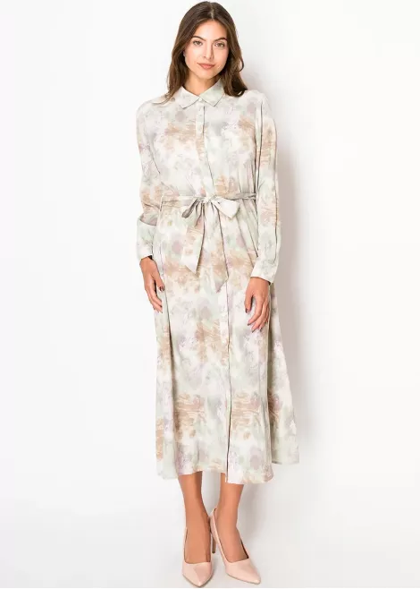 Lavender Sage Belted Dress Lavender Sage Belted Dress