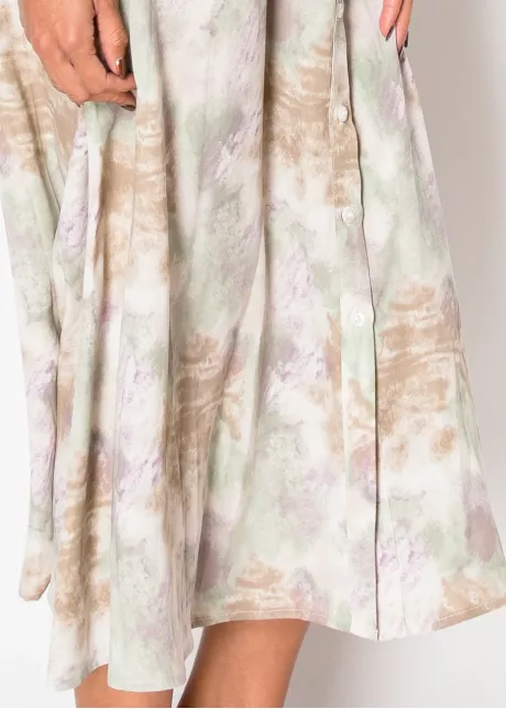 Lavender Sage Belted Dress