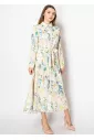 Spring Hues Floral Dress