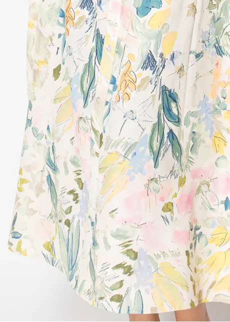 Spring Hues Floral Dress