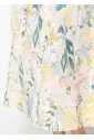 Spring Hues Floral Dress