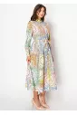 Multi-Hue Patchwork Dress