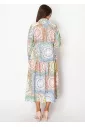 Multi-Hue Patchwork Dress