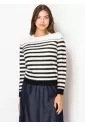 Classic Black & White Stripe Sweater