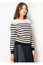 Classic Black & White Stripe Sweater