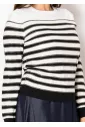 Classic Black & White Stripe Sweater