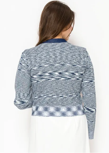 Tidal Stripe Knit Cardigan