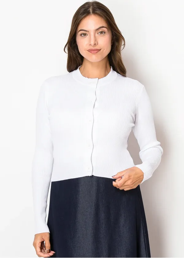 Cloud Soft Ribbed Cardigan