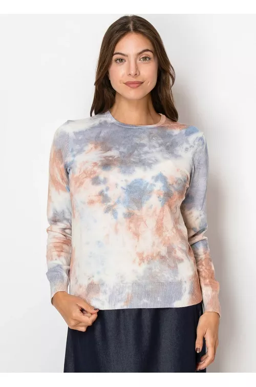 Sunset Hues Tie-Dye Sweater