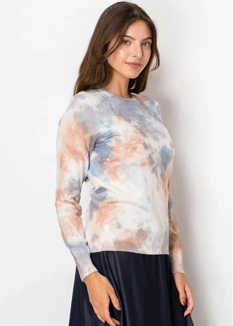 Sunset Hues Tie-Dye Sweater