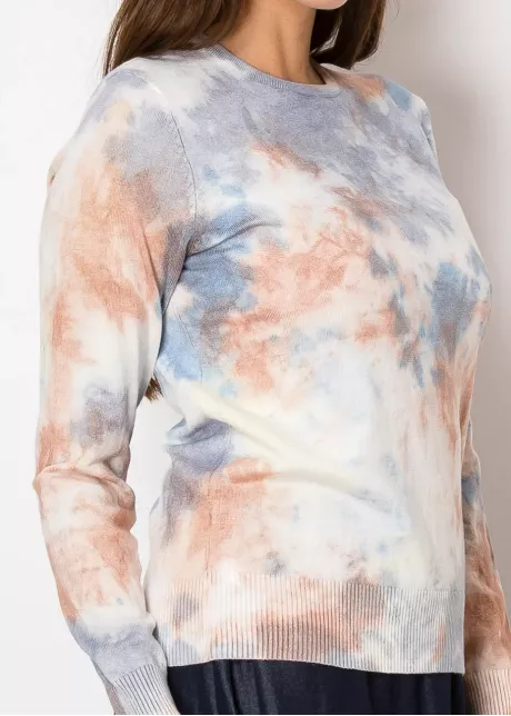 Sunset Hues Tie-Dye Sweater