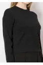 Classic Black Knit Pullover