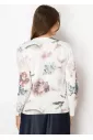 Off-White & Floral Harmony Sweater