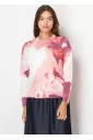 Pink Sunset Tie-Dye Sweater