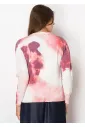 Pink Sunset Tie-Dye Sweater