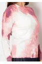 Pink Sunset Tie-Dye Sweater