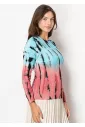 Pastel Tie-Dye Knit Pullover