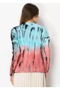 Pastel Tie-Dye Knit Pullover