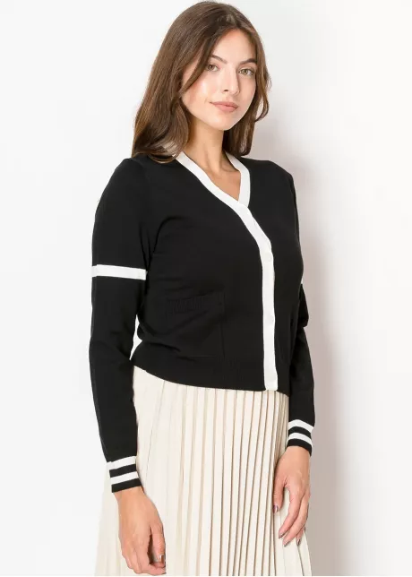 Black & White Harmony Cardigan