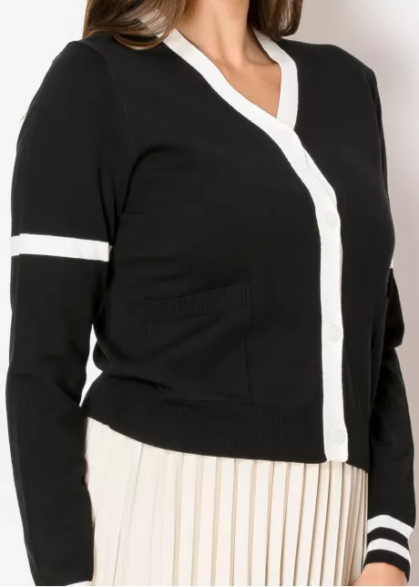 Black & White Harmony Cardigan