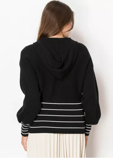 トップス stripe KNIT towel hoodie stripe KNIT towel hoodieの通販 by kiki's shop｜ラクマ