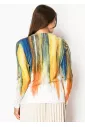 Painted Horizon Buttoned Cardigan