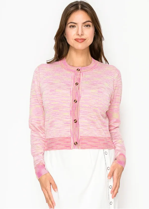 Pastel Sunrise Knit Cardigan