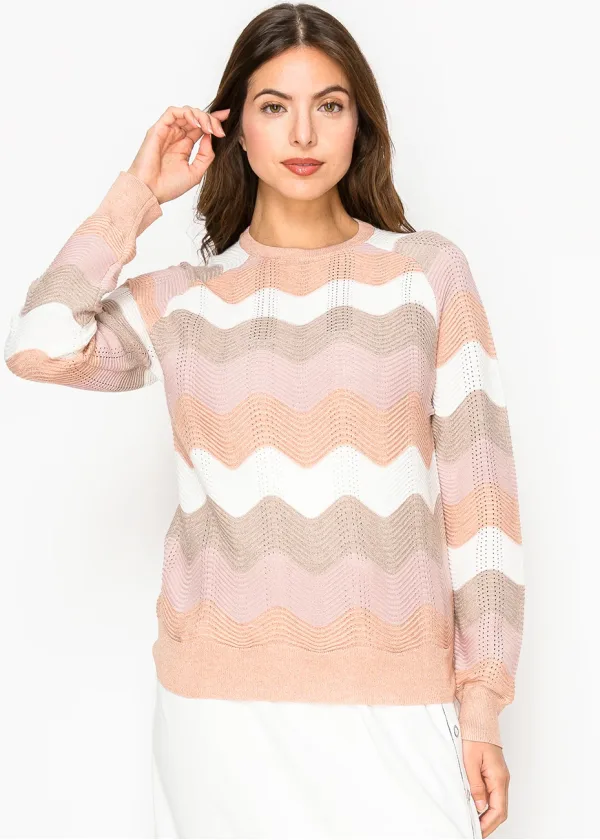Warm Breeze Open-Knit Sweater