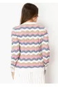 Pastel Ripple Buttoned Cardigan