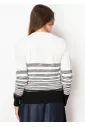 Sketch Stripe V-Neck Cardigan