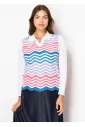 Wavy Pastel Striped Knit Vest