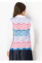 Wavy Pastel Striped Knit Vest