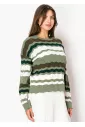 Olive Ridge Knit Sweater