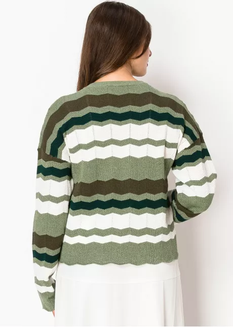 Olive Ridge Knit Sweater